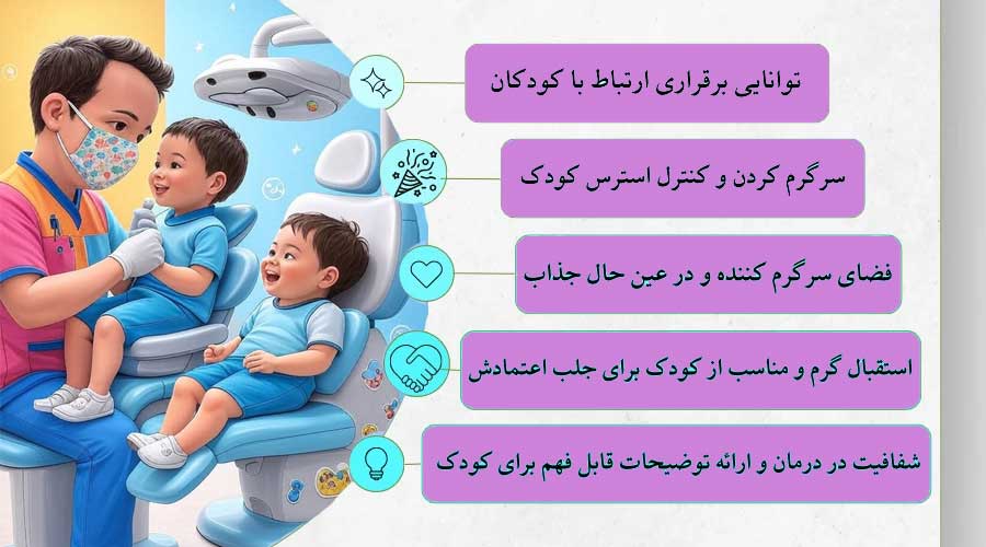 متخصص دندانپزشکی اطفال اینفوگرافی